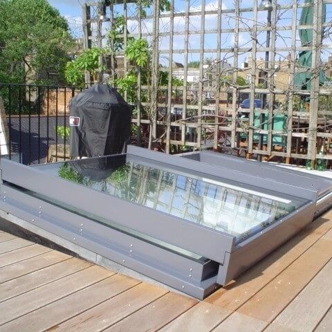 Metalldachfenster - ROOFLIGHT - Glazing Vision - feststehend / Schiebe / mit Doppelverglasung