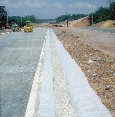 Gewebtes Geotextil - STANDARD - TERRAM - Synthetik / zur Filtrierung