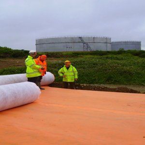 Vlies-Geotextil - HI-VIS - TERRAM - Mineralfaser / gegen Verseuchung