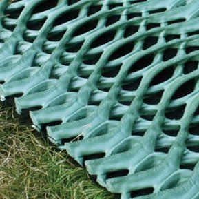 Rasenfliesen - GRASSCARPET - TERRAM - befahrbarer / zur Drainage