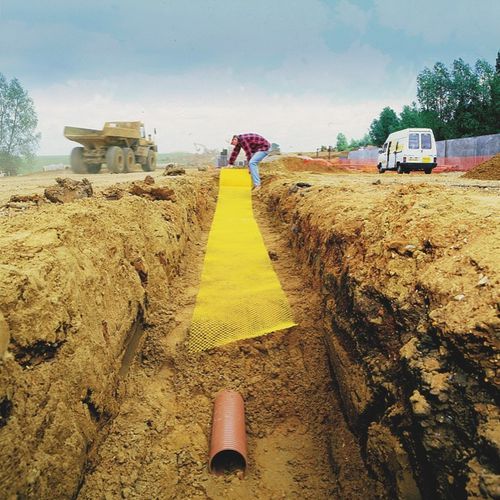 Sicherheitsnetz für Röhrchen - PROTECTION MESH - TERRAM - für unterirdische Arbeiten / Kunststoff