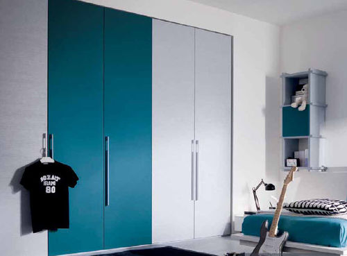 Moderner Kleiderschrank - CROSSING - Quelli della mariani - Holz / mit Schwingtür / für Jungen