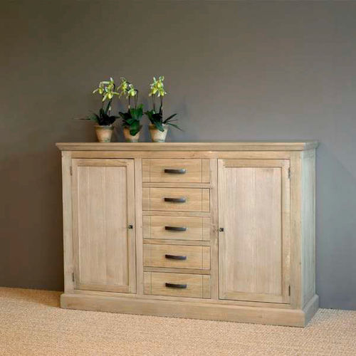 Hohes Sideboard - MONTANA - APULIA HOME DECOR - klassisch / Eiche