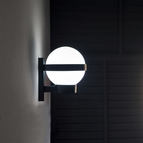 Moderne Wandleuchte - BARCINO W1 - LUZ DIFUSION - für den Innenraum / Stahl / geblasenes Glas
