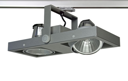 HID-Schienenleuchte - NORM T - Lival - rund / Metall / für Gewerbegebrauch