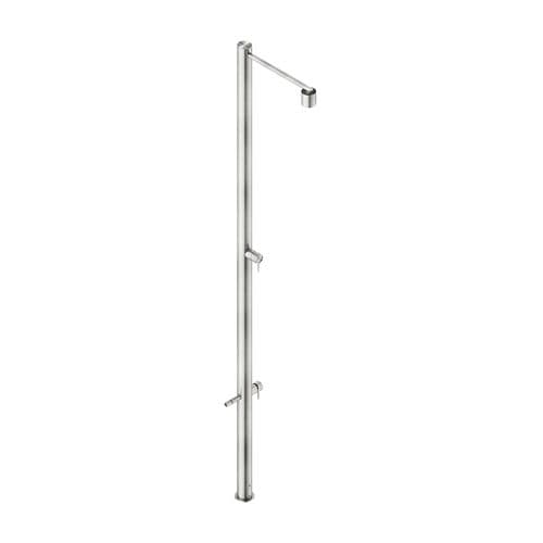 Edelstahl-Duschsäule - VIX12915AM - Neve rubinetterie - gebürstet / auf Fuß / modern