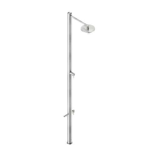 Edelstahl-Duschsäule - VIX12915AT - Neve rubinetterie - gebürstet / auf Fuß / modern