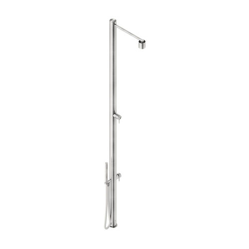 Edelstahl-Duschsäule - VIX12915AMK - Neve rubinetterie - gebürstet / auf Fuß / modern