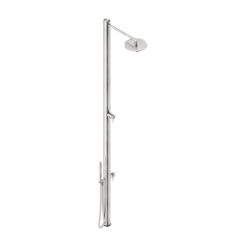 Edelstahl-Duschsäule - VIX12915ATK - Neve rubinetterie - gebürstet / auf Fuß / modern