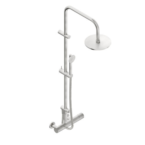 Wandmontiertes Duschsystem - DOX4914TZY - Neve rubinetterie - modern / für Gewerbegebrauch / Regenstrahl