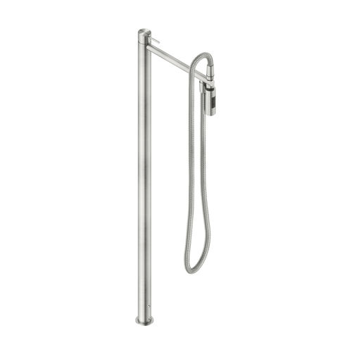 Edelstahl-Wannenset - VIX4940A - Neve rubinetterie - bodenstehend / modern / 1-Loch