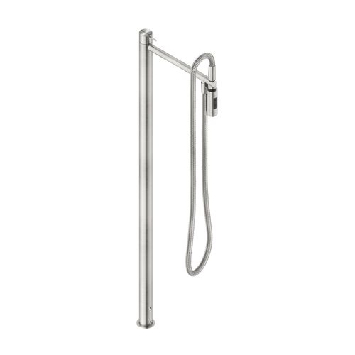 Edelstahl-Wannenset - ZEX4940A - Neve rubinetterie - bodenstehend / modern / 1-Loch