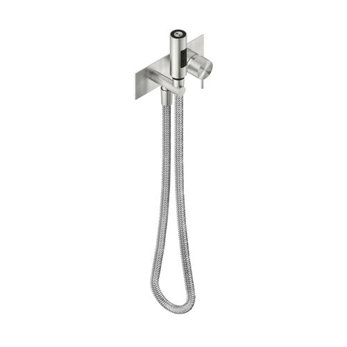 Handdusche für Toilette - ZEX1G3IDR - Neve rubinetterie - zylinderförmig / Edelstahl / Edelstahl
