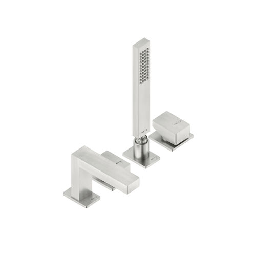 Edelstahl-Wannenset - ONX5540 - Neve rubinetterie - im Bereich / modern / 4-Loch