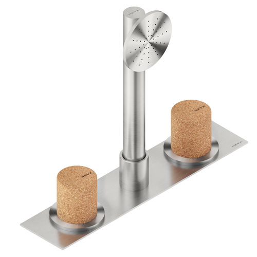 Edelstahl-Wannenset - DOX5940SCZ - Neve rubinetterie - im Bereich / modern / 3-Loch