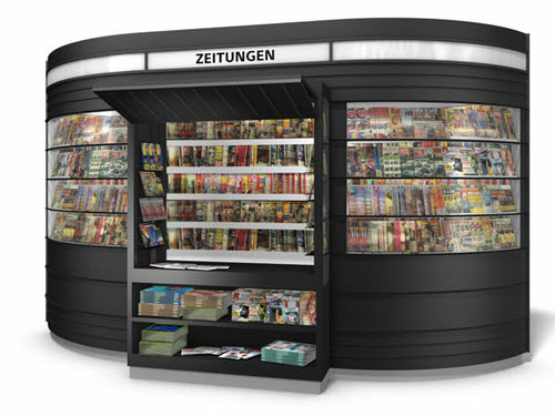 Zeitschriftenkiosk - CHALLENGE L - Wall AG - Stahl