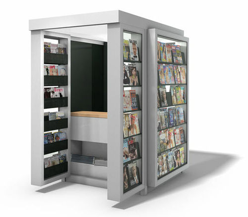 Zeitschriftenkiosk - CAMPO - Wall AG - Aluminium