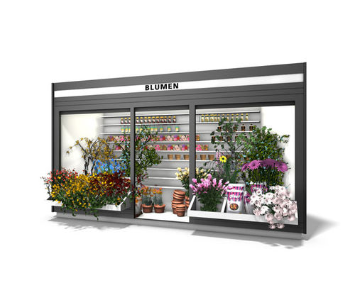 Kiosk für gewerbliche Nutzung - FLOWER KIOSK - Wall AG - Stahl