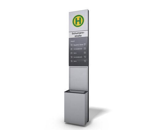 Werbeträger für Außenbereich - INTELLIGENT SERIES - Wall AG - digital / Metall
