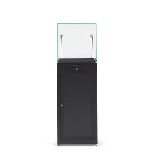 Moderne Vitrine - CLOCHE V50 - SARAZINO VITRINES - MDF / Aluminium / Hartglas