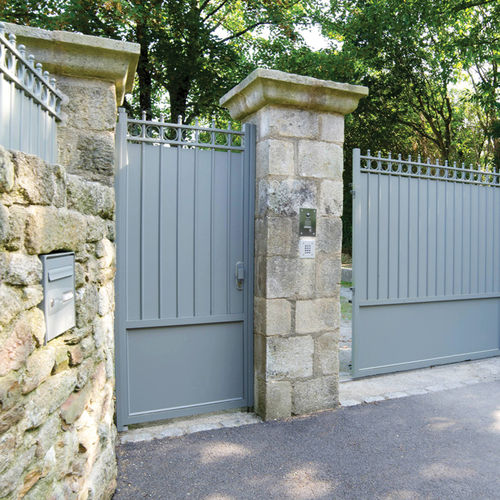 Aluminium-Gartentor - PONT-AVEN - Kostum - Stahlrahmen