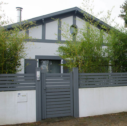 Aluminium-Gartentor - RAZ - Kostum - Stahlrahmen