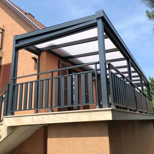 Aluminium-Geländer - GUEZY - Kostum - Stab / für Außenbereich / für Terrasse