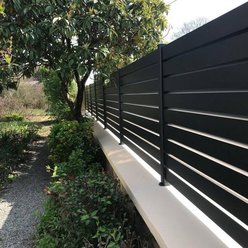 Lamellenzaun - LITENN - Kostum - Garten / Aluminium / rechteckig
