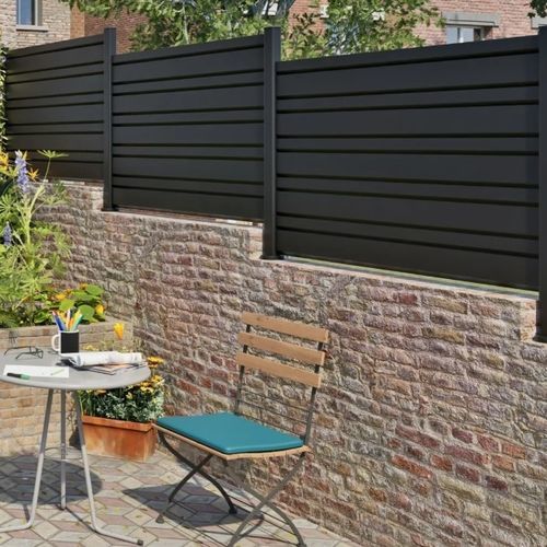 Lamellenzaun - STROLAD - Kostum - Garten / Aluminium / gerade
