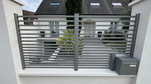 Lamellenzaun - BILI-KLOAREC - Kostum - Garten / Aluminium / Aluminium