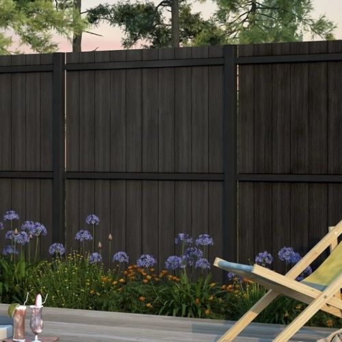 Lamellenzaun - ASMAR - Kostum - Garten / Aluminium / Holz