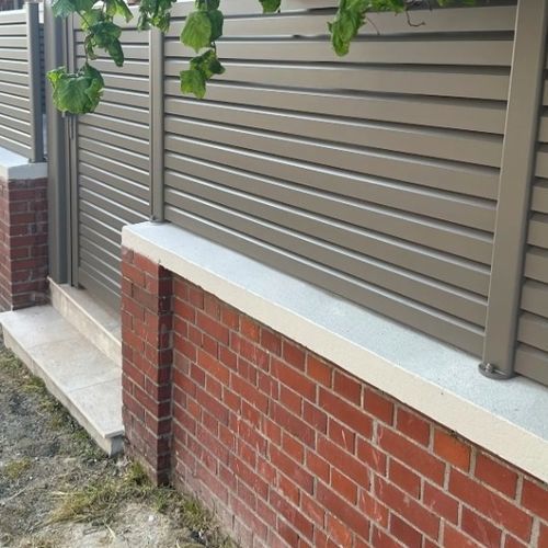 Lamellenzaun - LEMM - Kostum - Garten / Aluminium / gerade