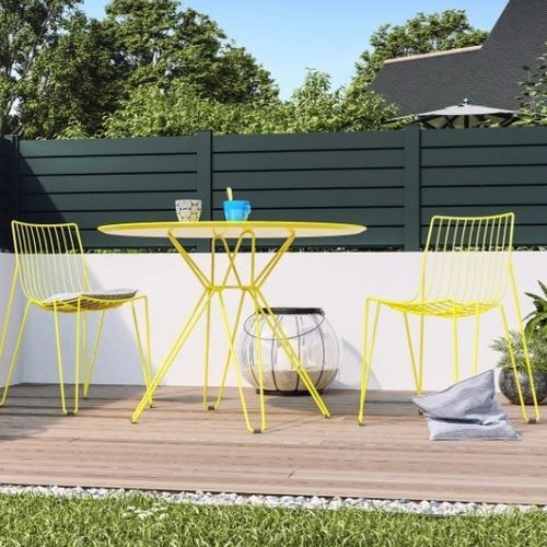 Lamellenzaun - PATIO - Kostum - Garten / Aluminium / gerade