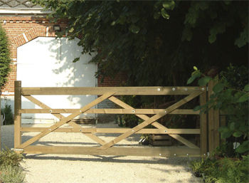 Holz-Gartentor - RANCHO - Collstrop Garden