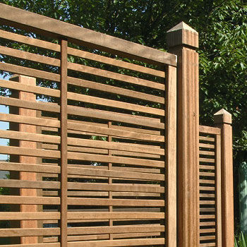 Zaun mit Stangen - ISAURA - Collstrop Garden - Garten / Holz / klassisch
