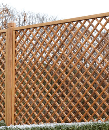 Zaun mit Stangen - ICARO - Collstrop Garden - Garten / Holz / klassisch
