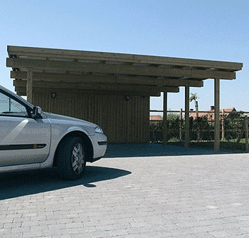 Holz-Carport - A.2 - Collstrop Garden