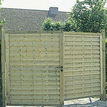 Einflügeliges Tor - ELEGANT - Collstrop Garden - Holz / für Privatgebrauch