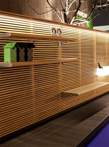 Wandmontiertes Regal - Collstrop Garden - modern / Holz