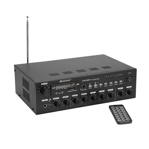 Audio-Verstärker - OMNITRONIC PA CPZ-120P - Steinigke Showtechnic GmbH - 4-Zonen