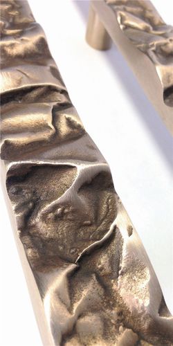 Aluminium-Möbelgriff - CRUSHED 350 & 580 - Philip Watts Design - Bronze / Messing