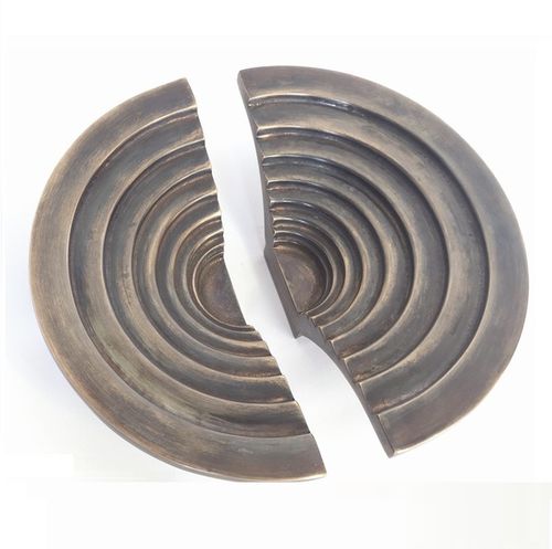 Türstoßgriff - DECO D - Philip Watts Design - Messing / Aluminium / Bronze