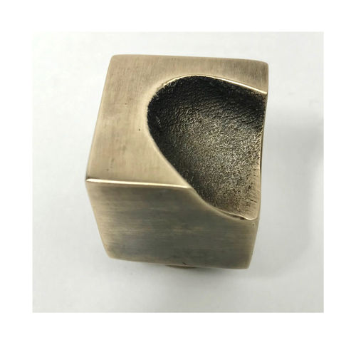 Aluminium-Möbelgriff - THUMBPRINT DRAWER - Philip Watts Design - Bronze / Messing