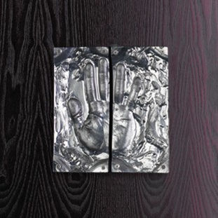 Türgriff - SPLIT HANDPRINT - Philip Watts Design - Metall / modern