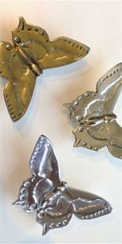 Aluminium-Möbelgriff - BUTTERFLY - Philip Watts Design - Bronze / Messing