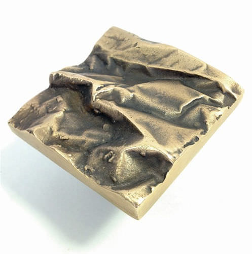 Aluminium-Möbelgriff - CRUSHED - Philip Watts Design - Bronze / Messing