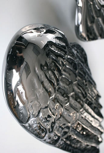 Türstoßgriff - ANGEL WING - Philip Watts Design - Messing / Aluminium / Bronze