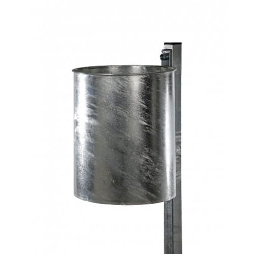 Park-Abfallbehälter - 7019-00 - Metallwerke Renner GmbH - bodenstehend / galvanisiertem Stahl / pulverbeschichteter Stahl