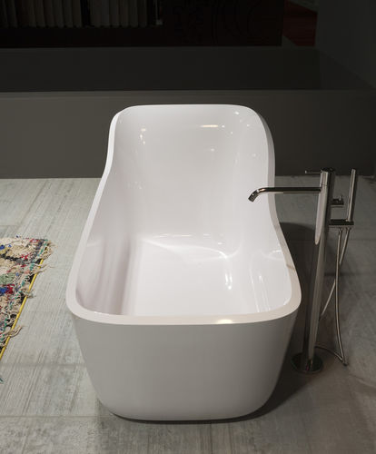 Freistehende Badewanne - WANDA - ANTONIO LUPI - Verbundwerkstoff / weiß
