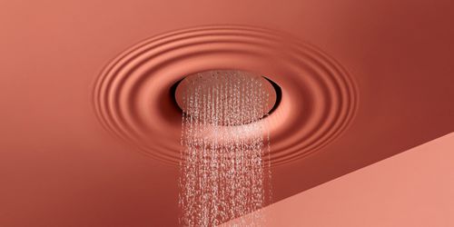 Deckenmontierter Duschkopf - RAINDROP - ANTONIO LUPI - rund / Regenstrahl
